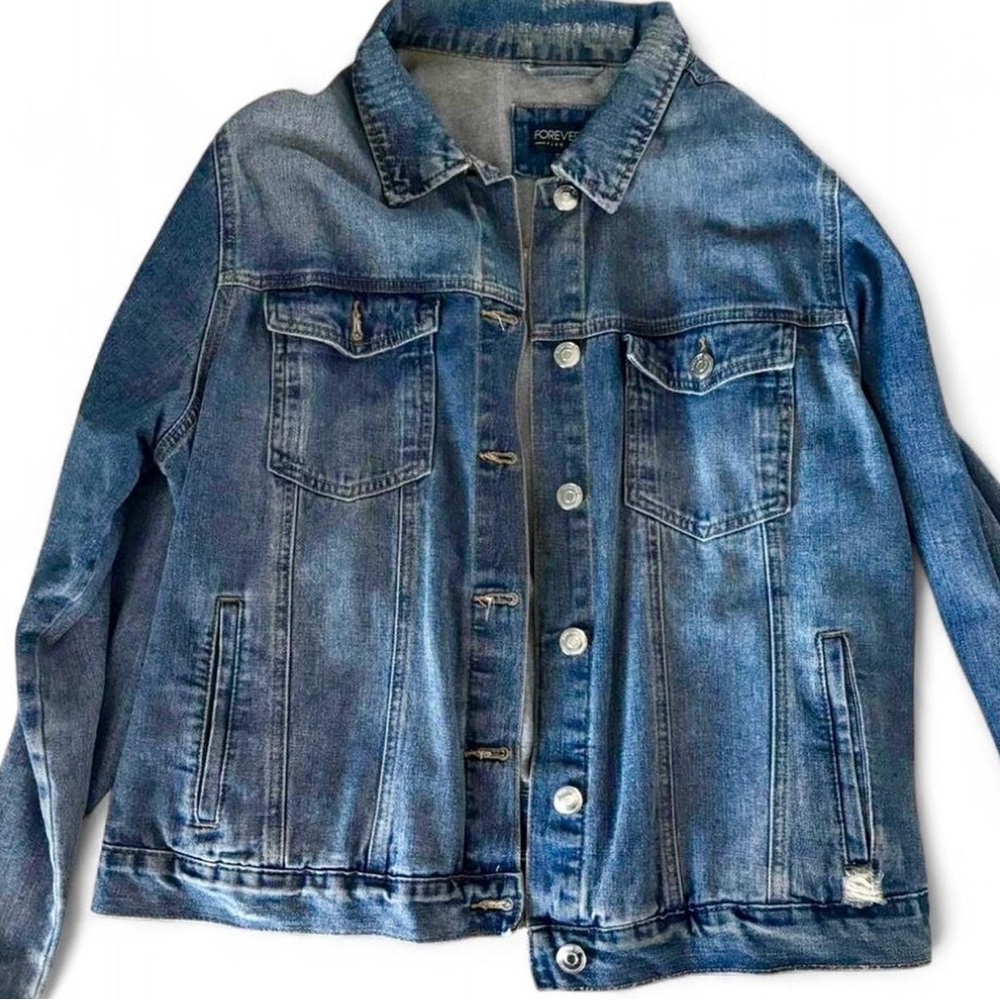 Forever 21 Classic Blue Denim Jacket